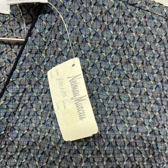 NWT Vtg 90s Jhane Barnes Cardigan Sweater Vest V-Neck Colorful XL Woven in Japan - Picture 7 of 10